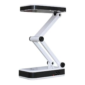 Luminária de mesa 24 led abajur dobrável recarregável bivolt