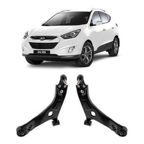 Kit 2 bandeja leque suspensão dianteira hyundai ix35 2020
