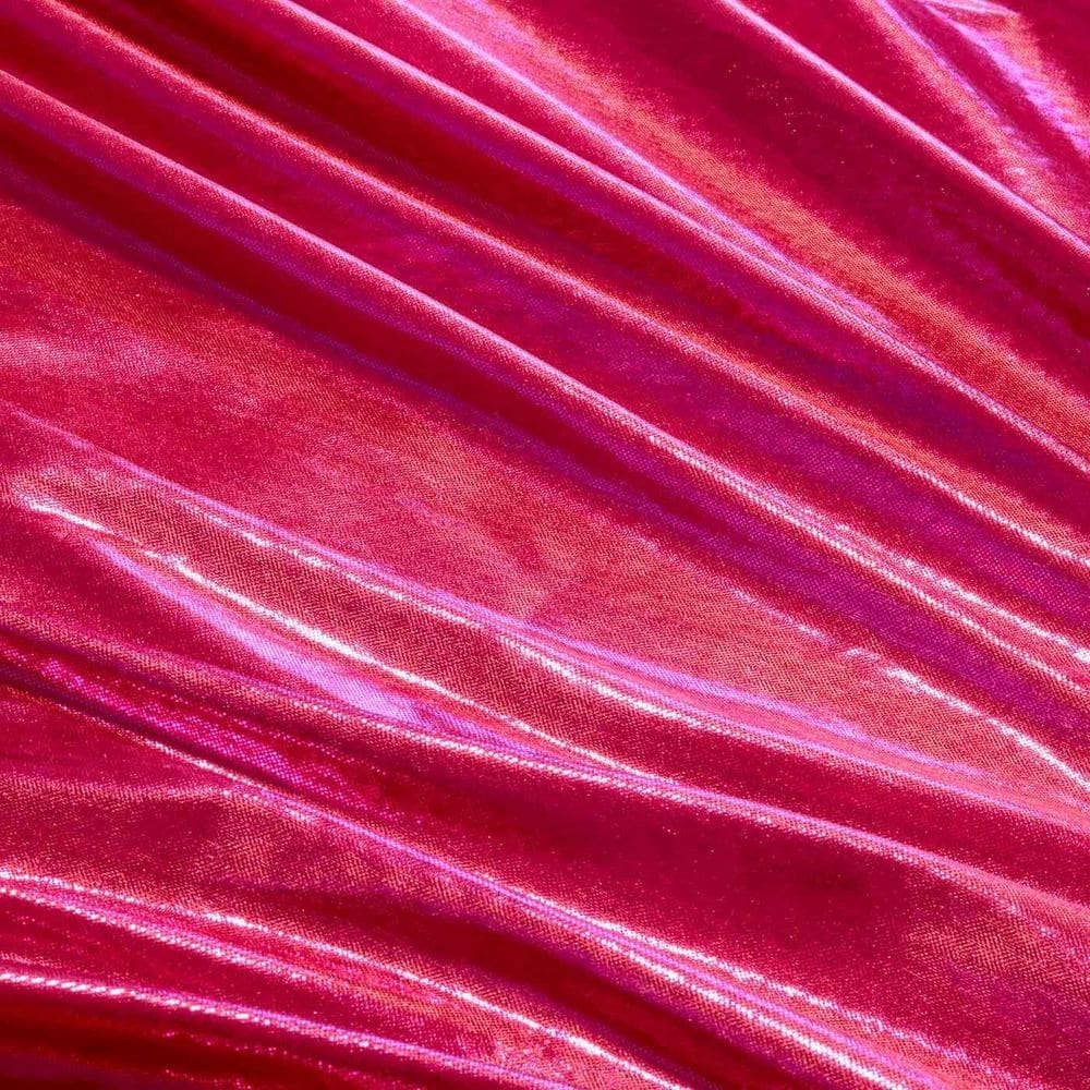 Tecido lame com brilho metalizado - 4 metros - cor rosa pink