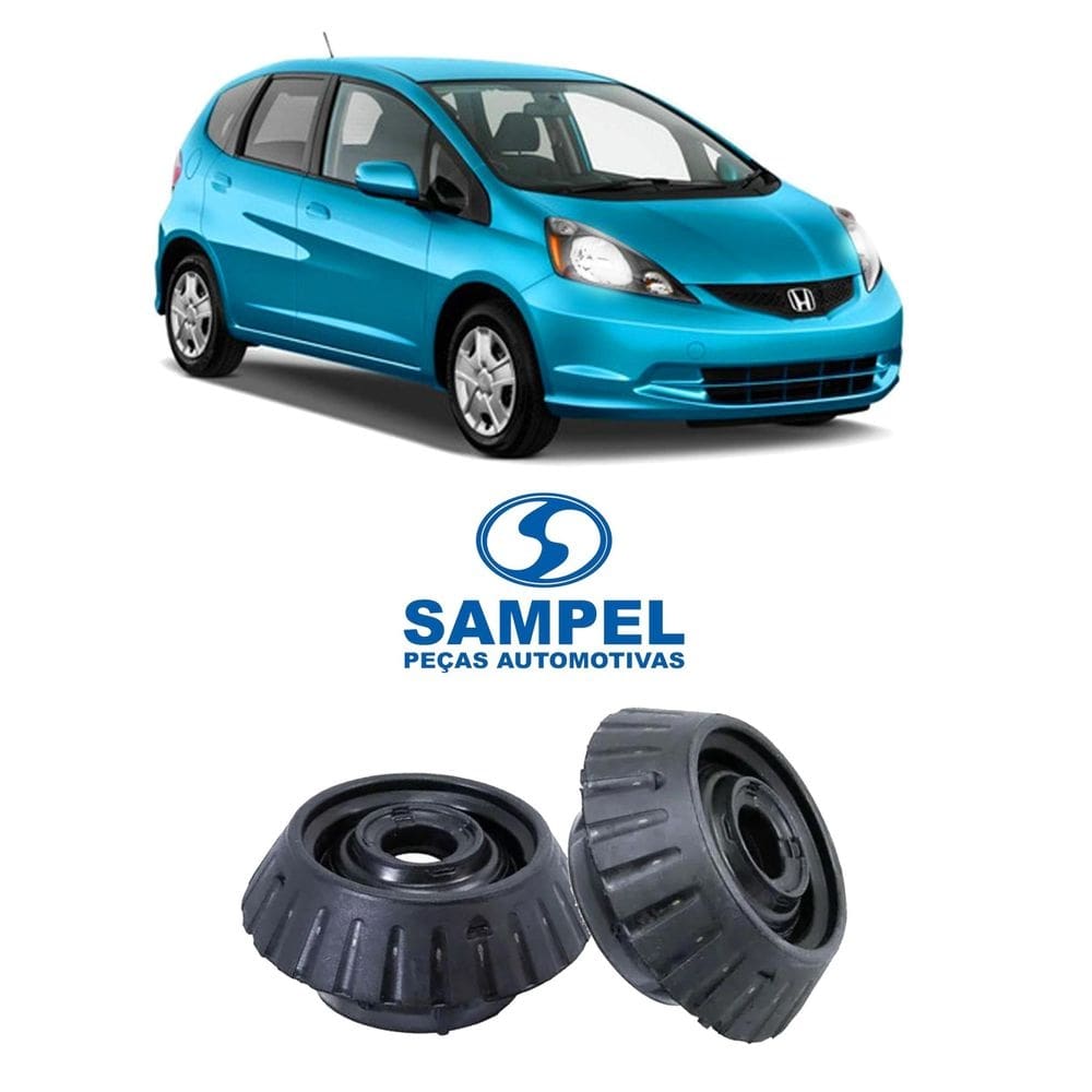 Par coxim suspensão dianteira sampel honda fit 2006 2007 08