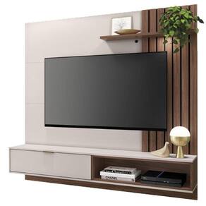 Painel para Tv Suspenso Tocantins 1.8 Off White Nogueira Real - Colibri