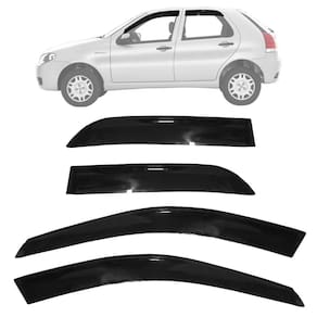 Conjunto calha chuva fiat palio fire 1996 1999 até 2013 4 p