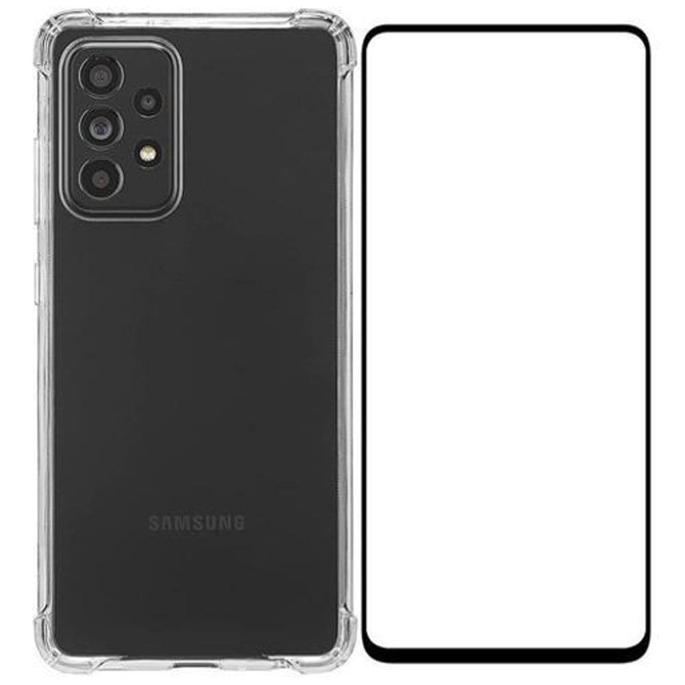 Capinha capa anti impacto galaxy a52 5g + acompanha pelicula - blance