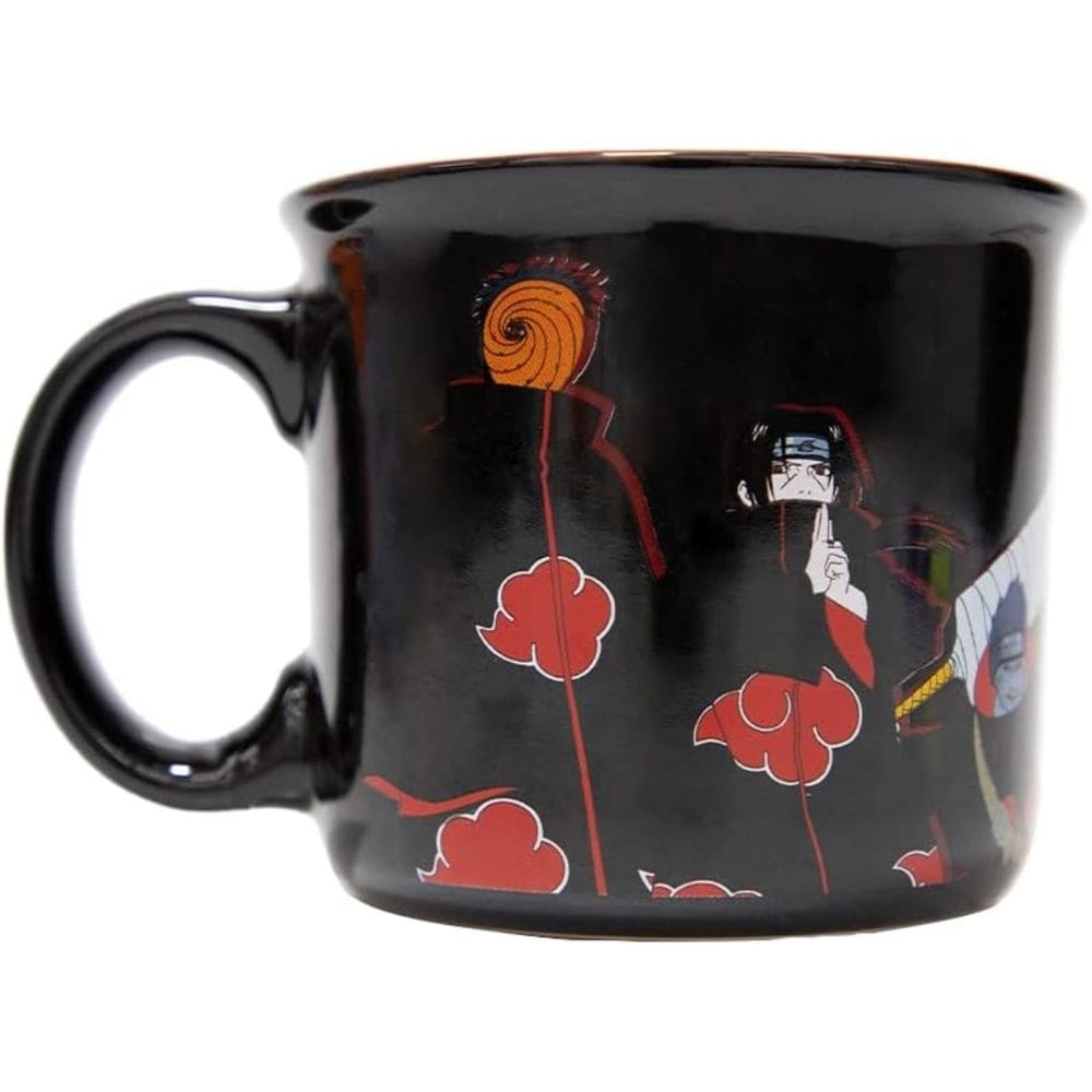 Caneca Naruto Shippuden Akatsuki Porcelana Redonda 280 ml