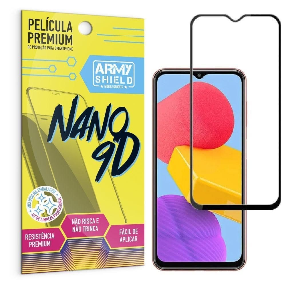 Película nano 9d galaxy m13 não trinca - armyshield