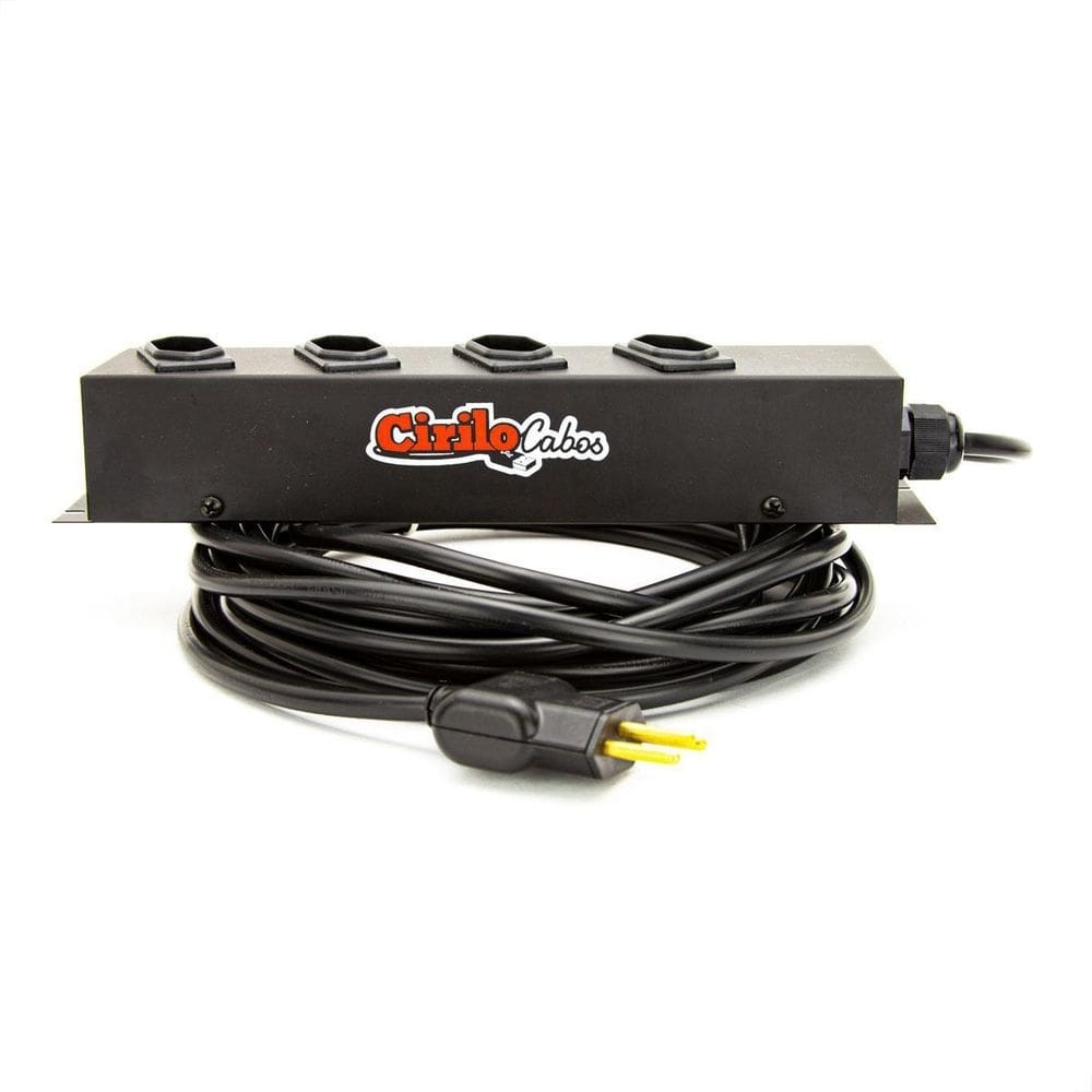 Extensão cabo pp 3x1,00 de 4 tomadas 20a - 2 m