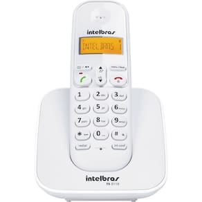Telefone sem Fio ID Intelbras TS3110 Branco