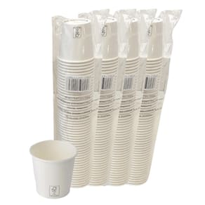 Copo De Papel Branco 100Ml 110Ml Biodegradável Térmico C/200