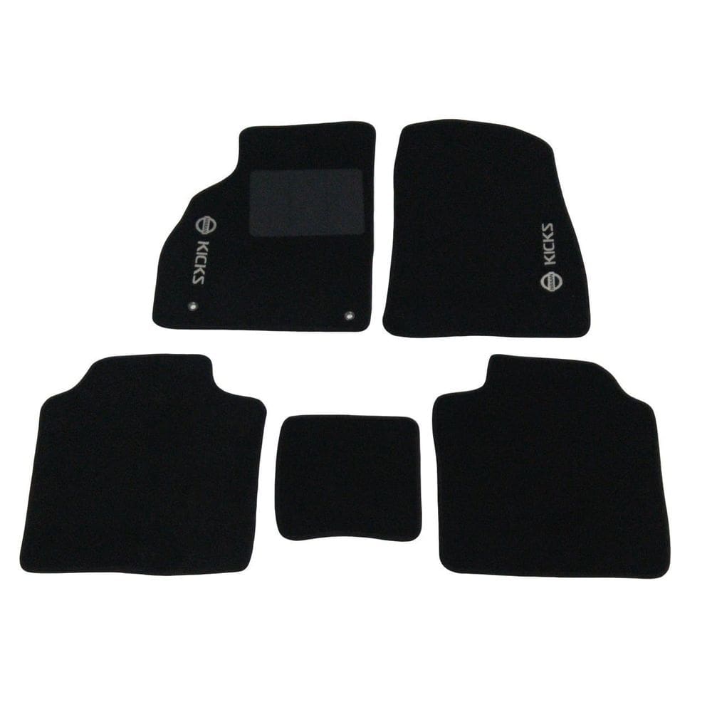 Tapete automotivo carpete base em pvc nssan kicks