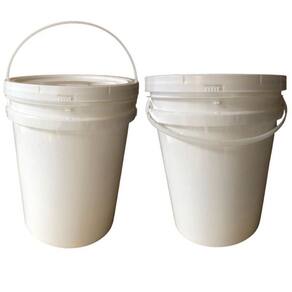 Balde para oleo utilizado 20l com tampa 2 pçs