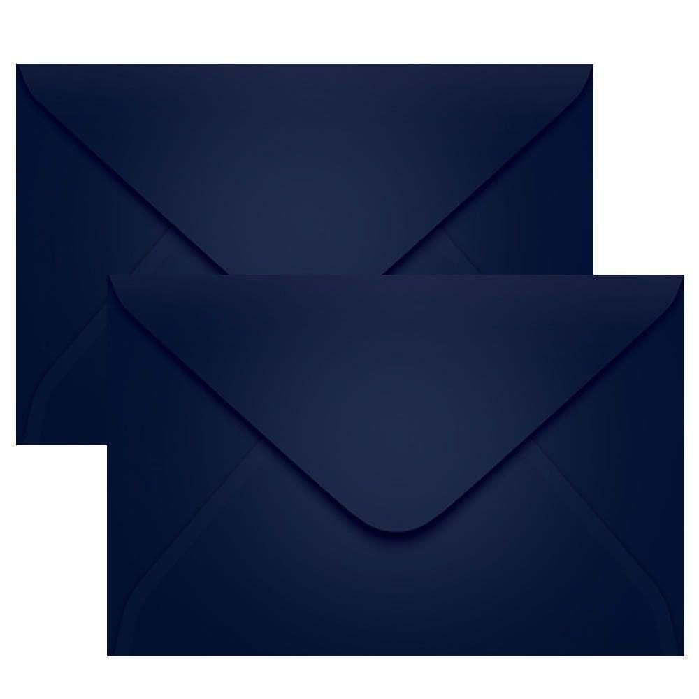 Envelope convite de casamento azul escuro 160x235mm 100un