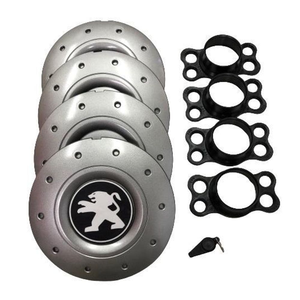 Calotas miollo peugeot 207 aro 14 2008/13 amarok prata