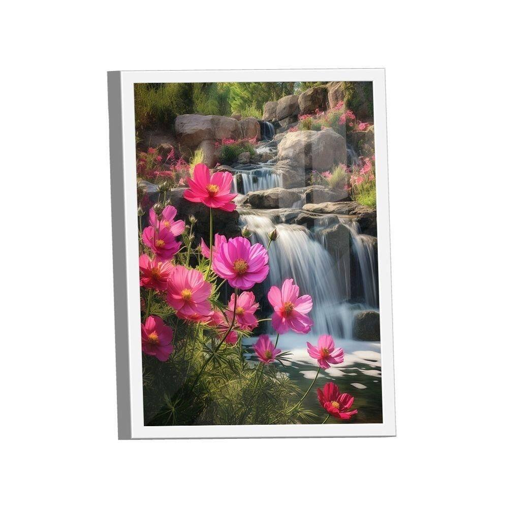 Quadro Cachoeira Das Flores -- Br Artes