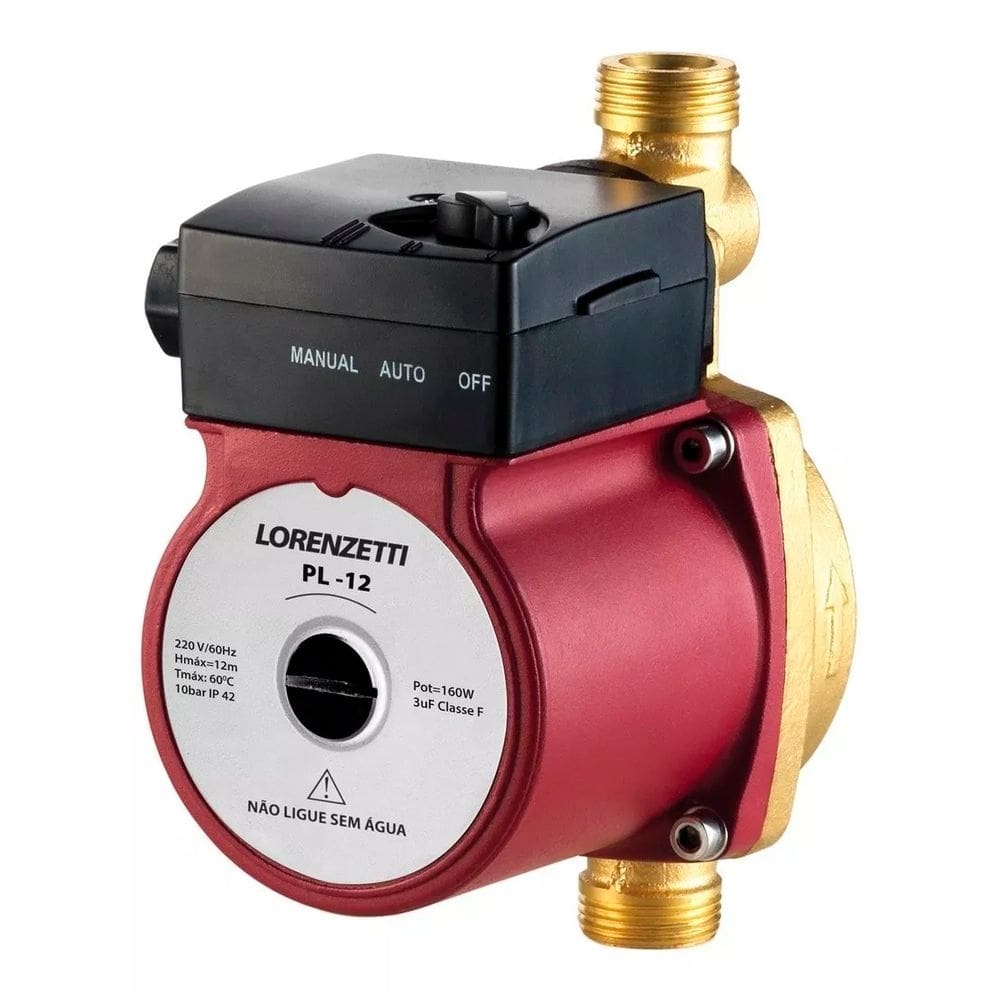 Pressurizador de Água Lorenzetti Pl-12 160w X 127v