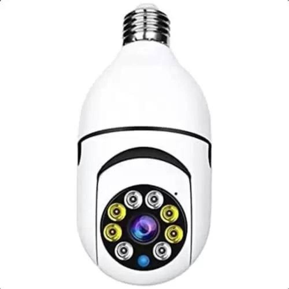 Camera segurança wifi ip sem fio 360 encaixe lampada