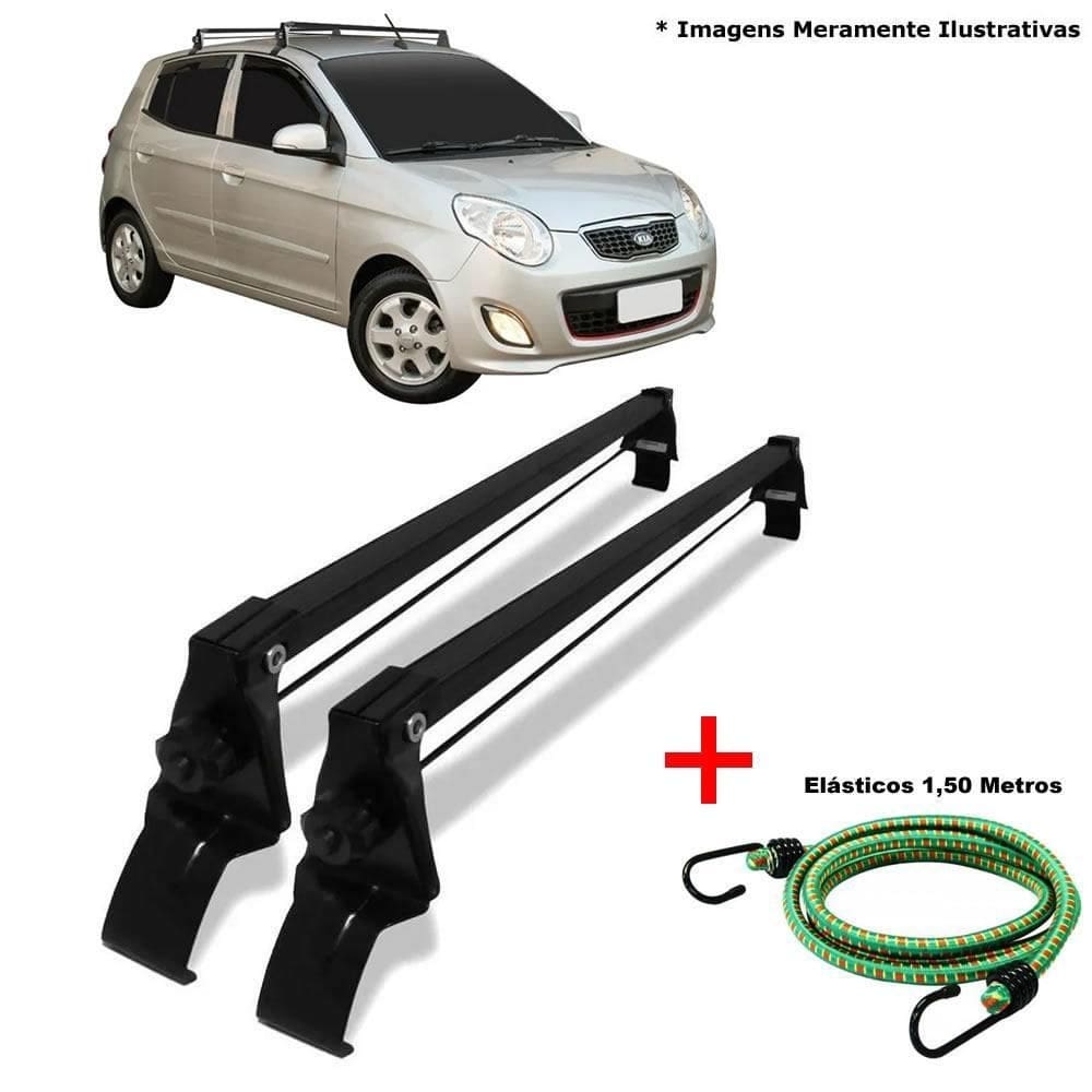 Rack de teto kia picanto 4p 06 a 11 vhip e 1 elastico corda