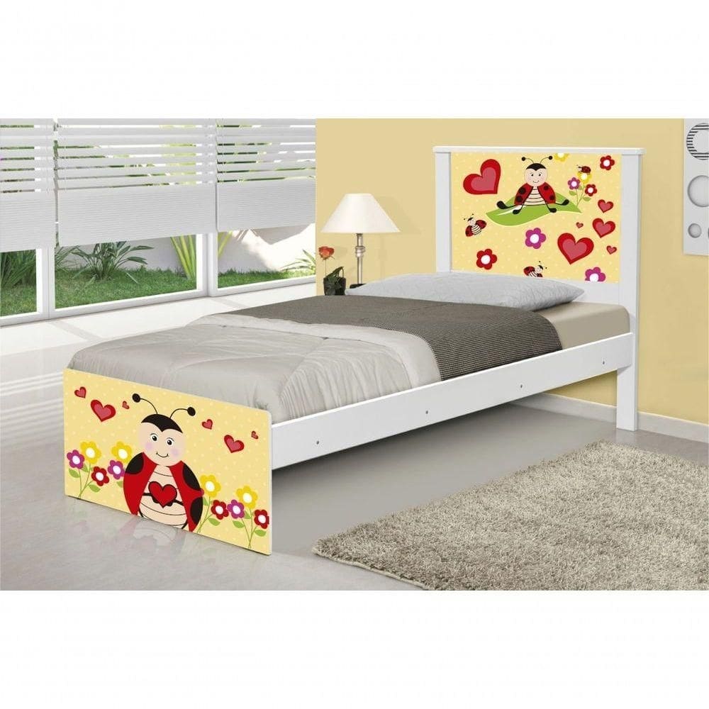 Cama Solteiro Joaninha Com Colchão