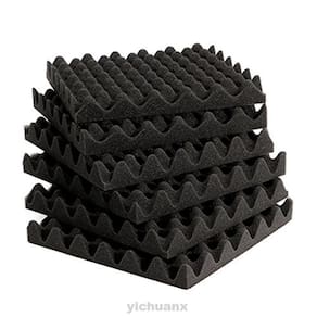 Espuma acústica ondulada 50x50x3,5cm kit 8 placas cobre 2m²
