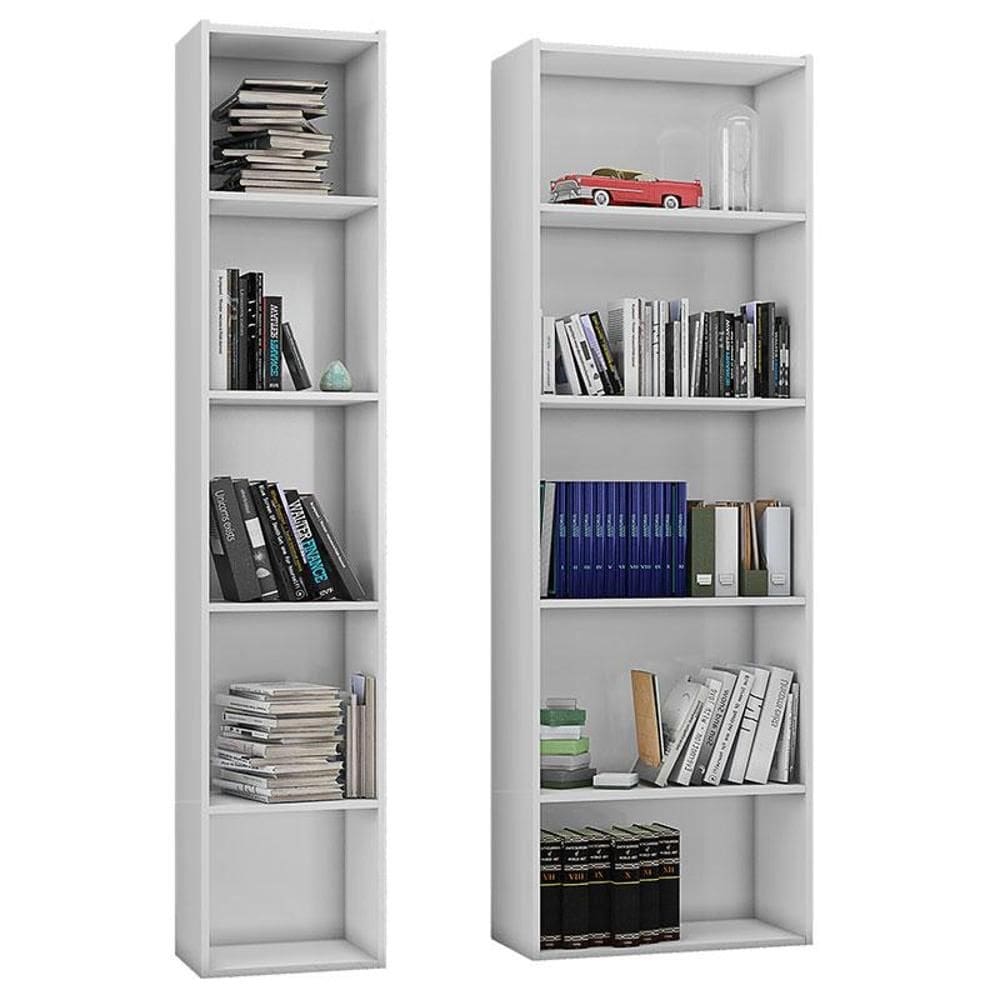 Estante para Livros Janaina e Luiza Branco Brilho - AJL