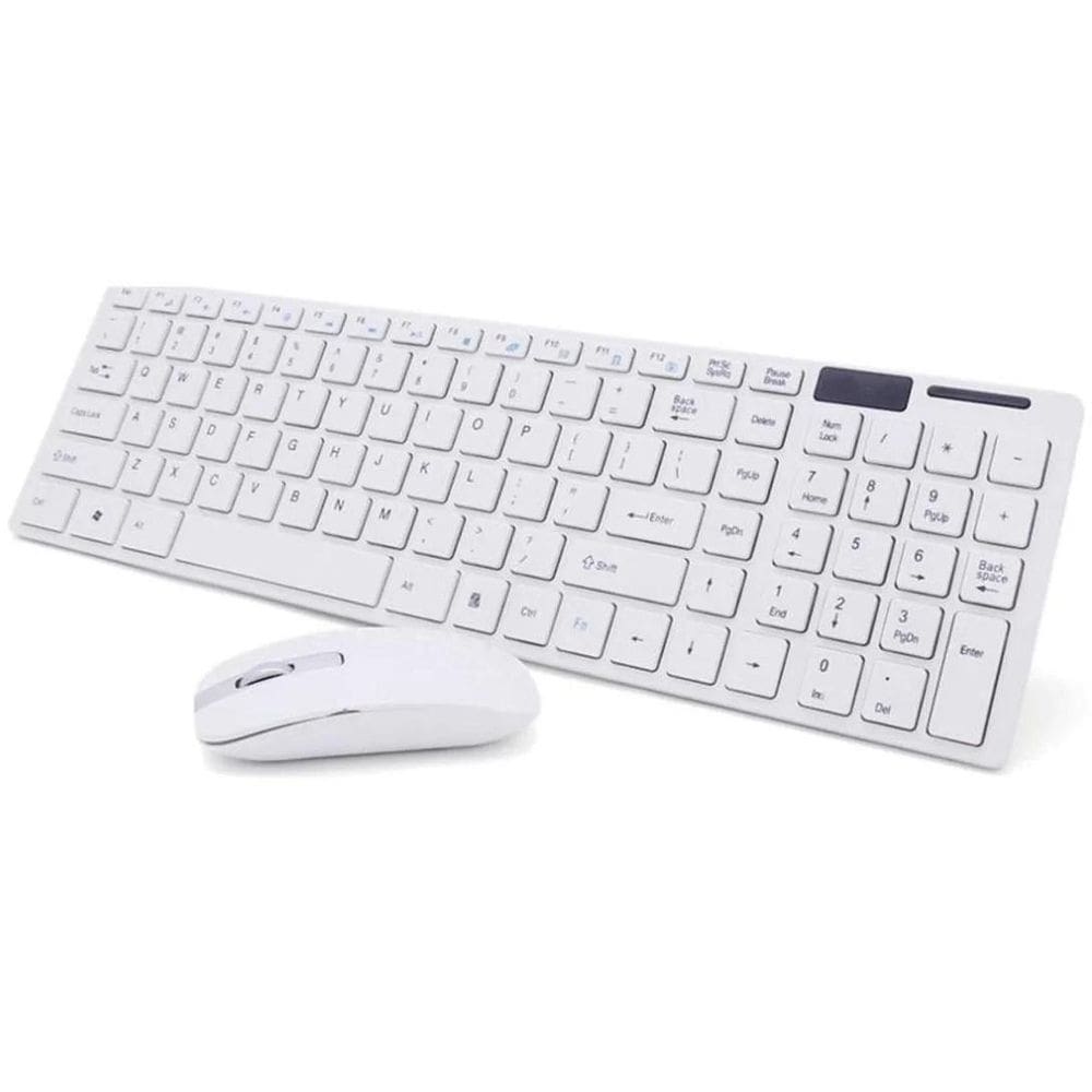 Capa silicone inclusa: kit teclado e mouse sem fio wireless