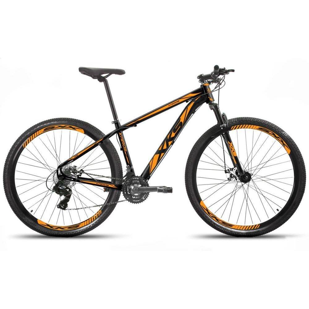 Bicicleta Xks Kairos Aro 29 Susp. Dianteira 27 Marchas - Laranja/preto