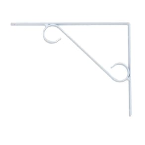 Cantoneira Branca Suporte De Parede Prateleira Em S 30X50Cm