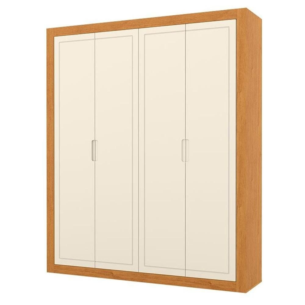 Guarda Roupa Infantil Tutto New 4 Portas Freijó Off White - Matic