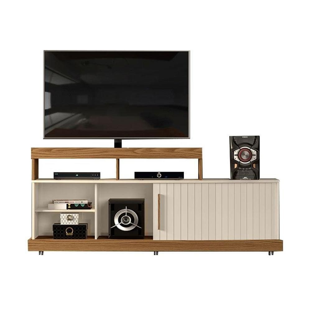 Rack para Sala Valle Marroquim Off White – DJ Móveis