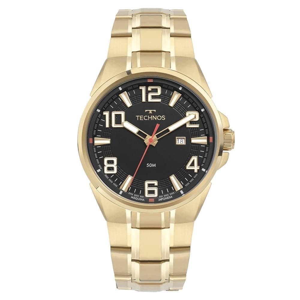 Relógio Technos Masculino Dourado Skymaster 2115Twx/1P