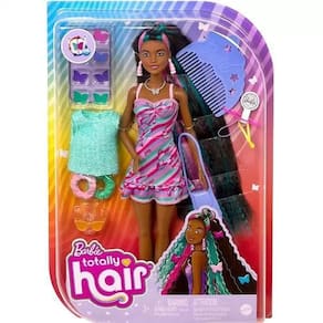 Barbie fashion totally hair doll negra mattel hcm91