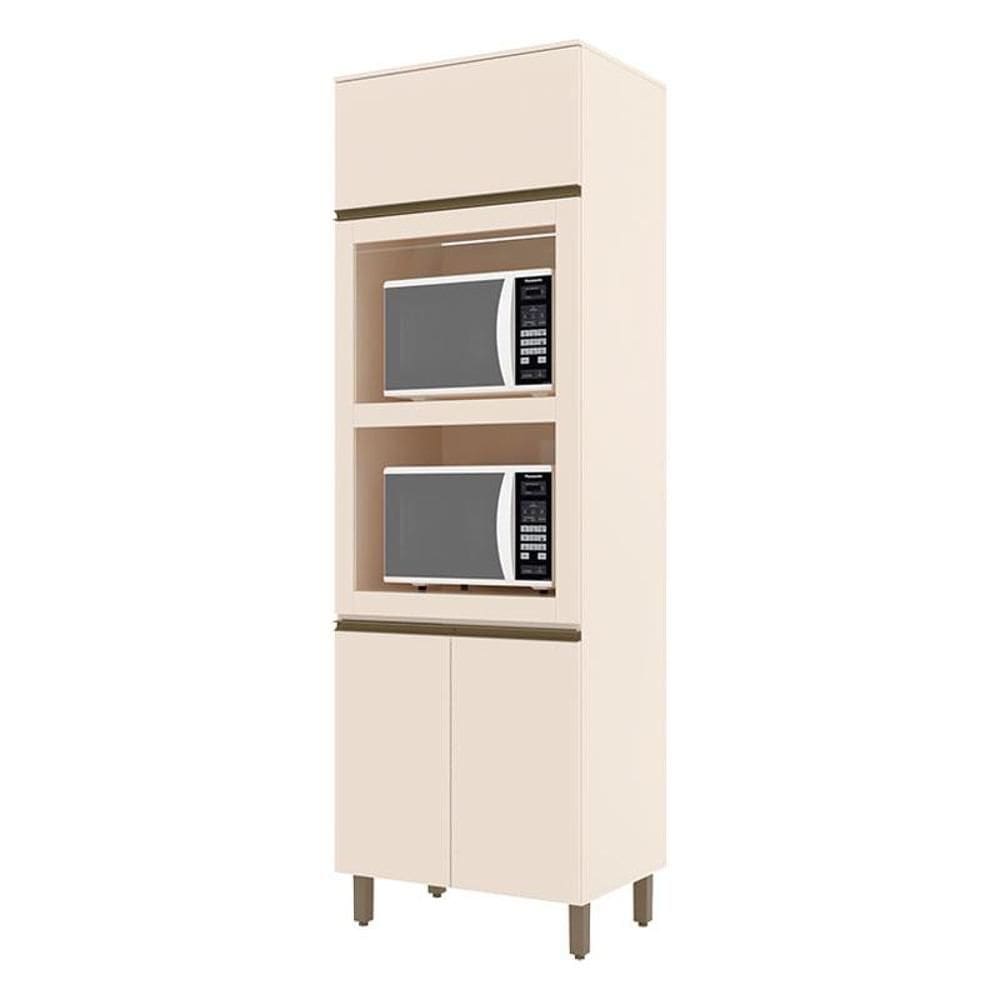 Armário Paneleiro Torre Quente 2 Fornos Évelin Off White – Henn