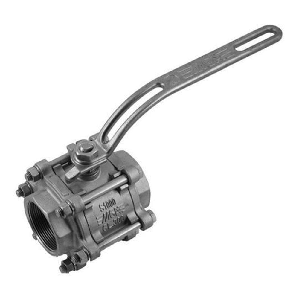 Valvula  tripartida inox 1/2 mga