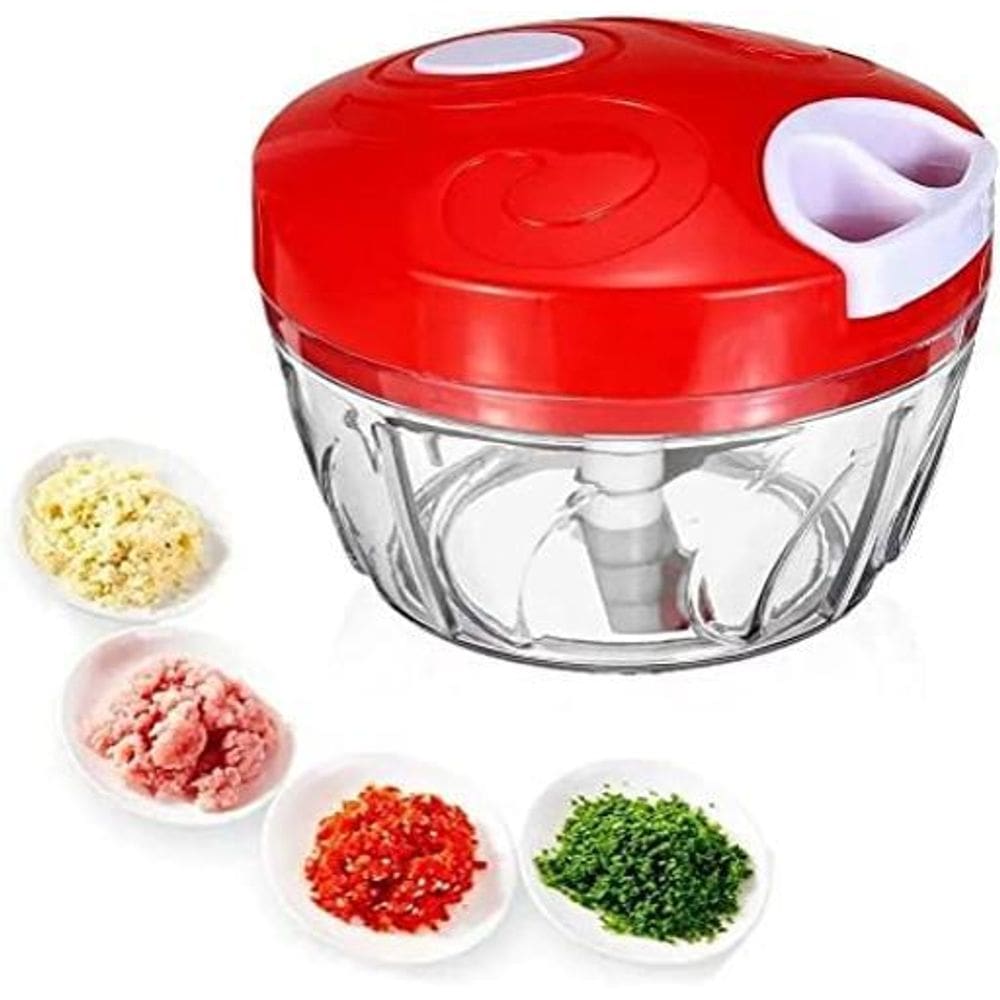 Processador manual m 500ml - vermelho