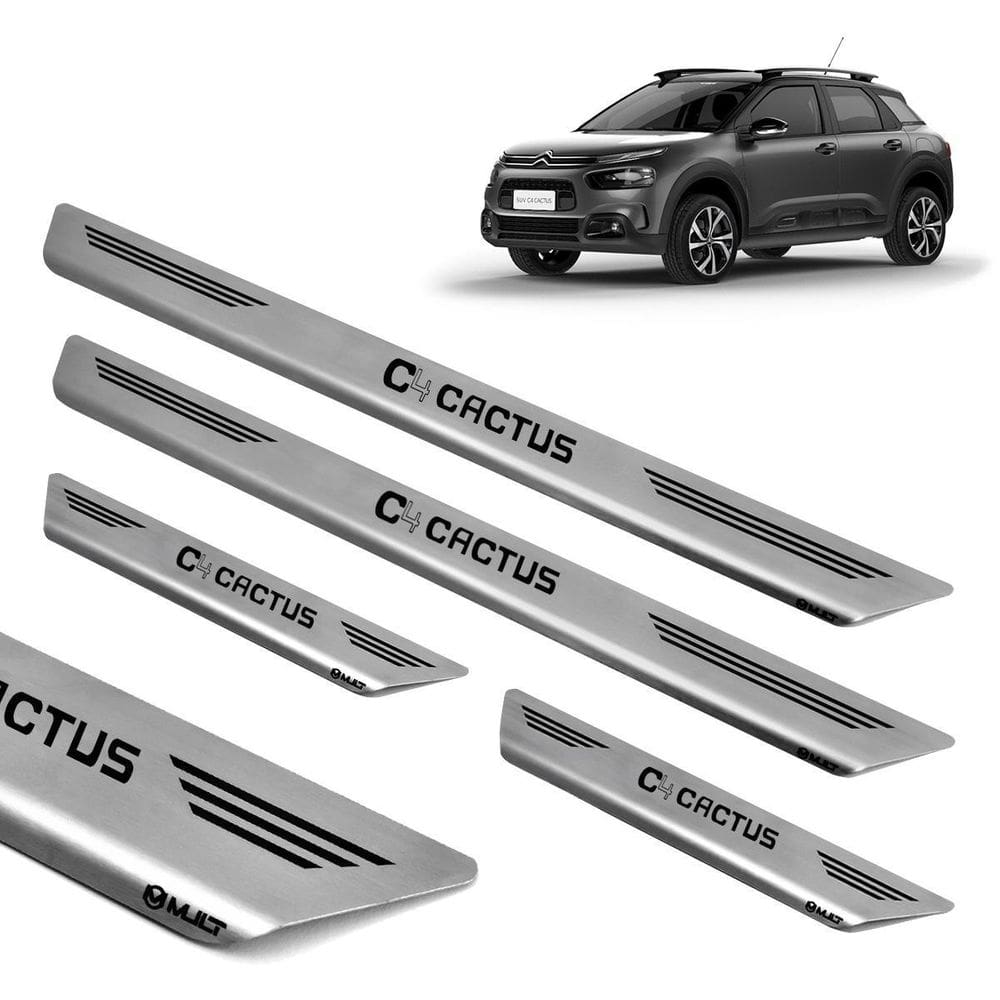 Soleira aço inox escovado porta mult c4 cactus 2022