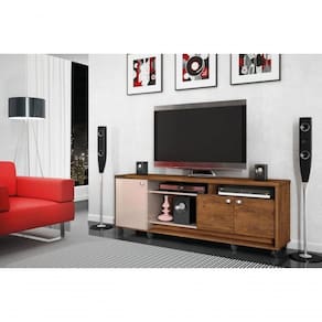 Rack Bancada Dallas Canela E Off White