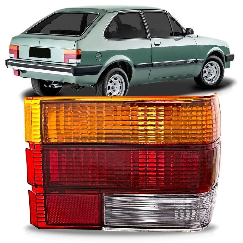 Lanterna traseira chevette 1983 1984 1985 1986 âmbar