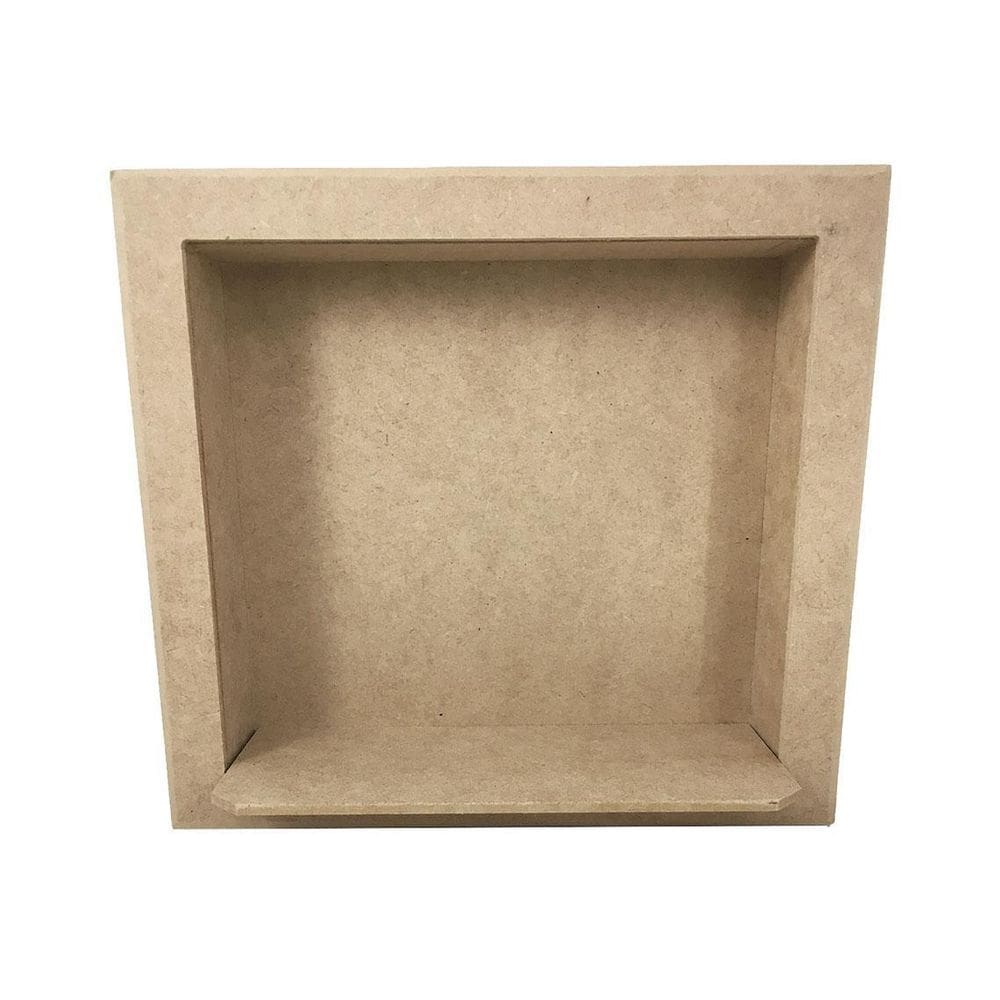 Quadro cenário maternidade mdf com aba g 29x26x5 cm