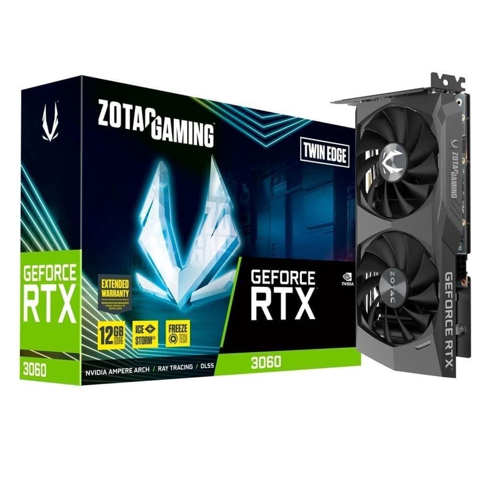 Placa Video Zotac Geforce Rtx 3060 12Gb 192Bits
