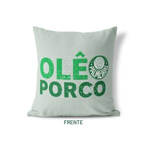 Capa para almofada stmhome velour olê porco