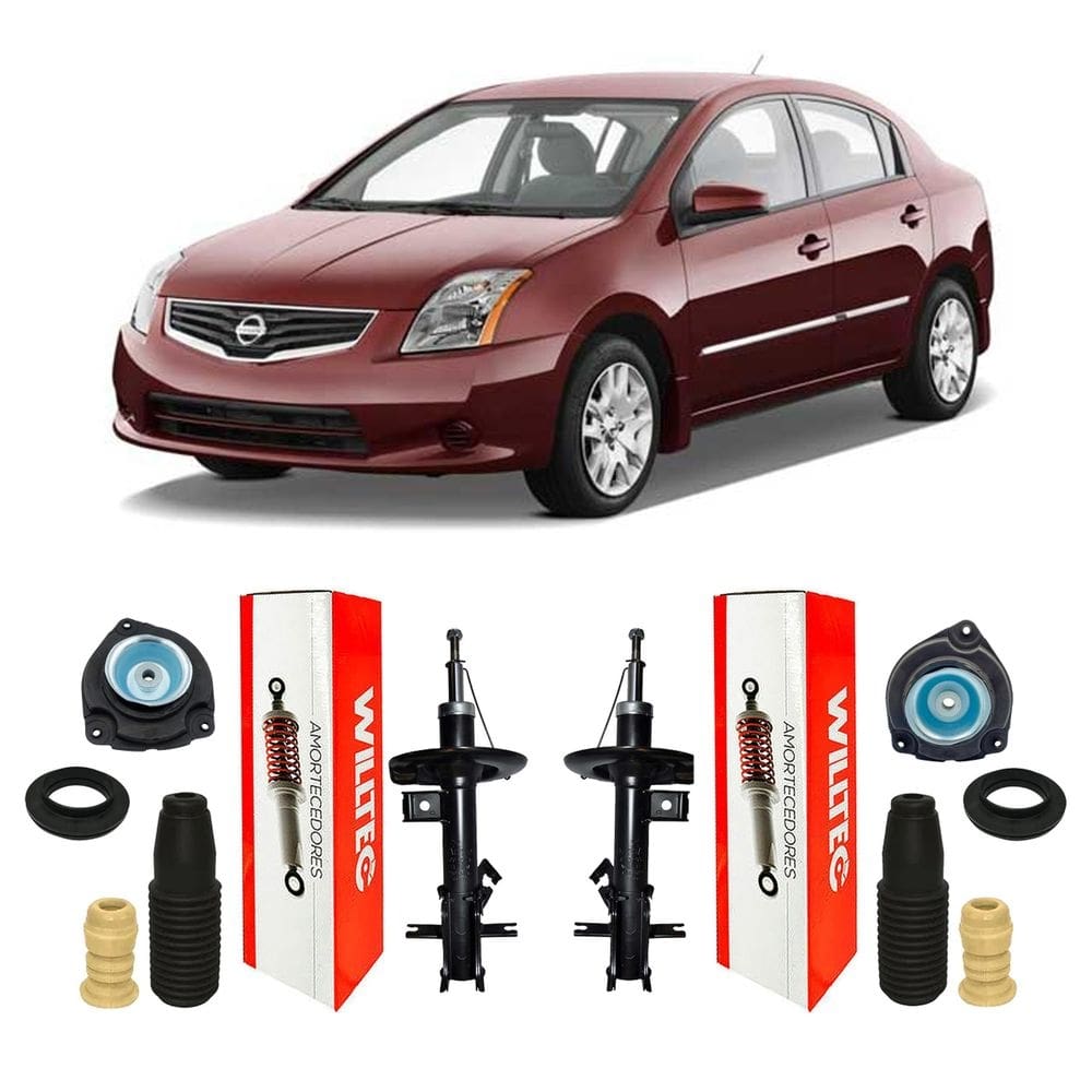 Kit coxim dianteiro nissan sentra 2007 a 2013 - auto flex