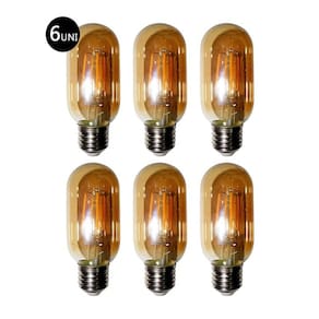 Lampadas de Led Kit 6 Multi Filamento Retro Iluminação Bivolt 30W Vintage