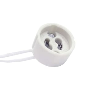 Soquete porcelana taschibra para lâmpadas gz10/gu10 bivolt