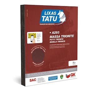 Lixa de massa parede com 10 unidades p80