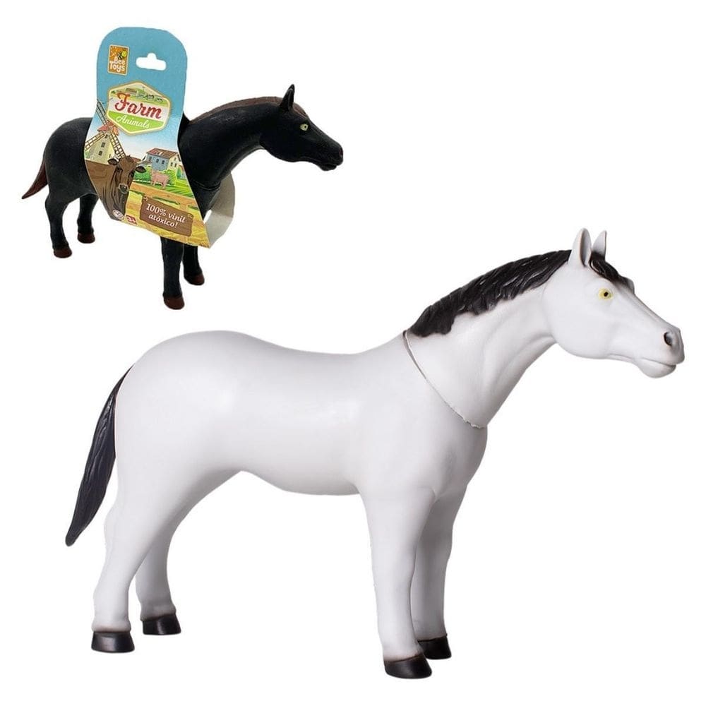 Brinquedo cavalo de vinil atóxico coleção animais