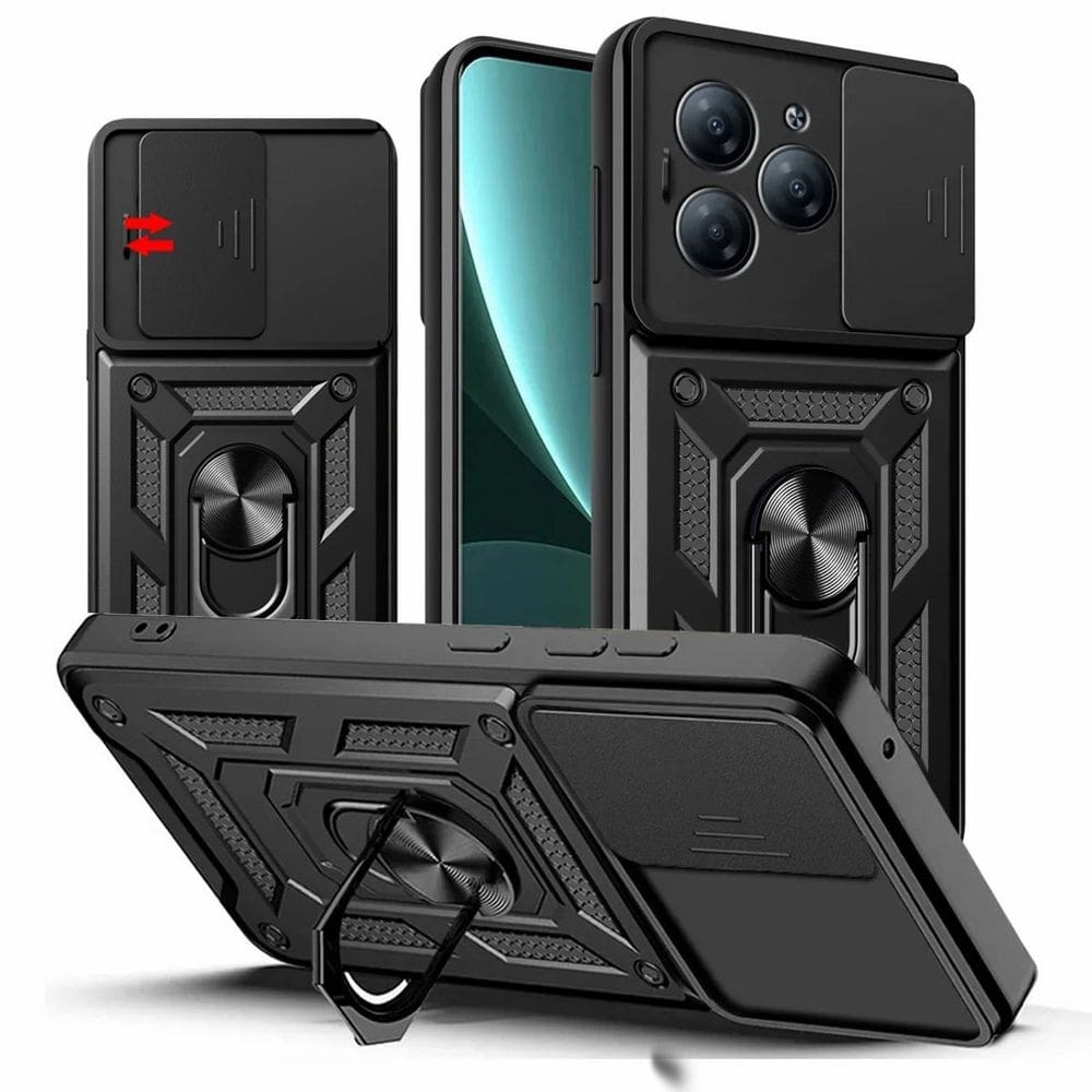 Capa Capinha Case para Infinix Hot 40 - Protetora Resistente Anti Impacto Queda Armadura Militar Cor:Preto