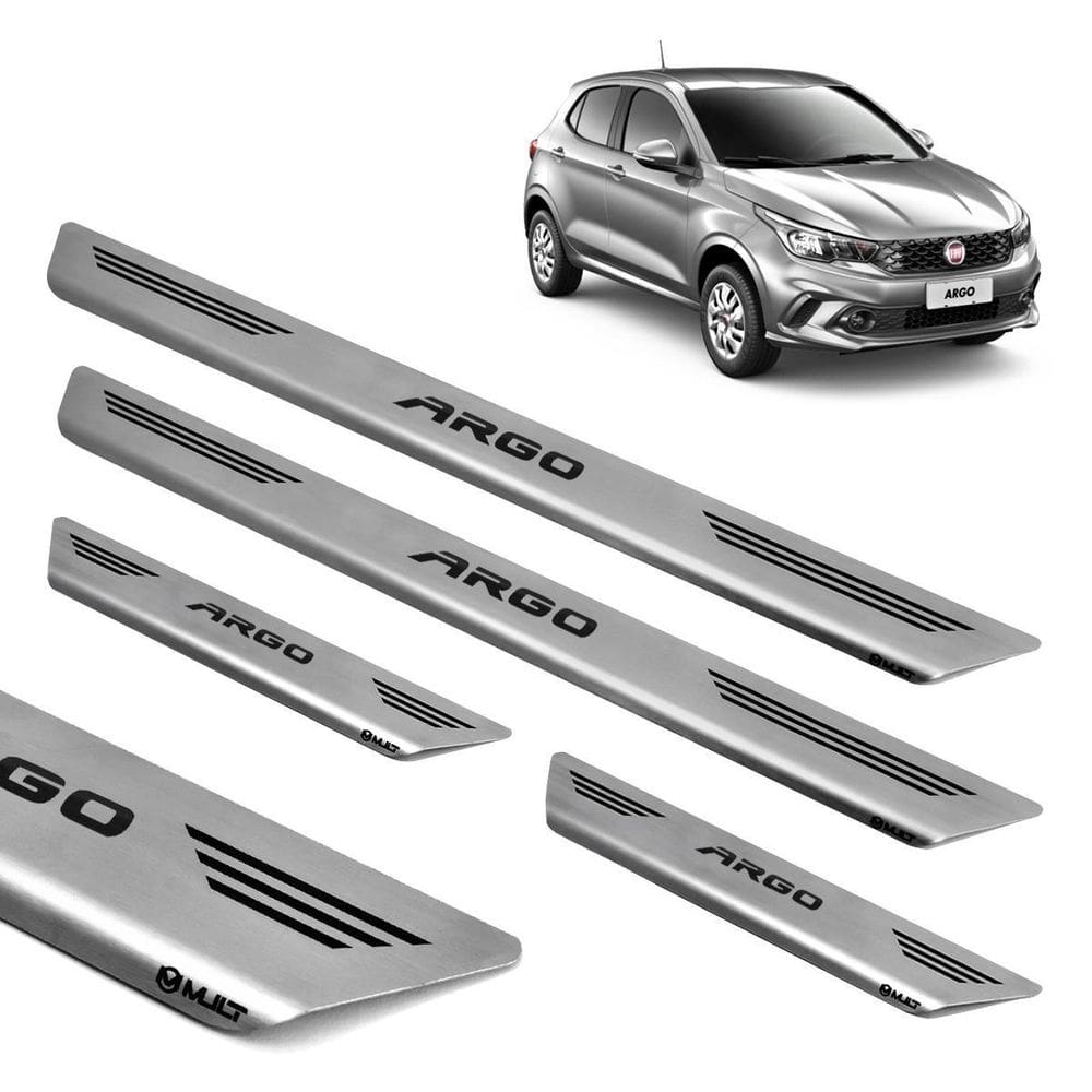 Soleira aço inox escovado porta  mult argo 2022