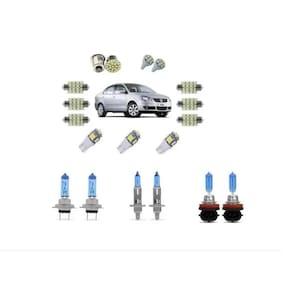 Led kit polo super branca + farol e milha 2007/2014