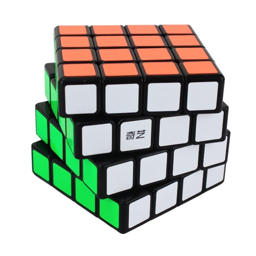 Cubo mágico profissional 4x4x4 black qy w2 speedcube