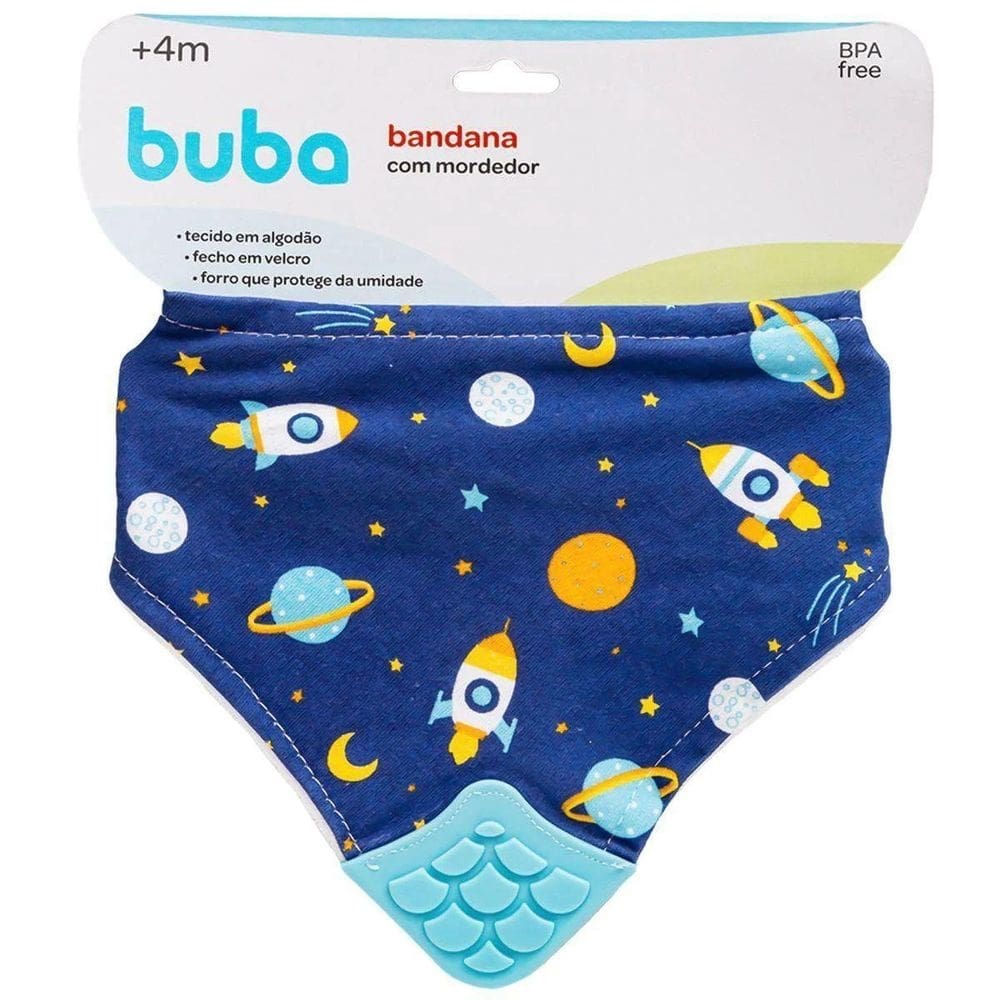 Bandana baby com mordedor espaço buba