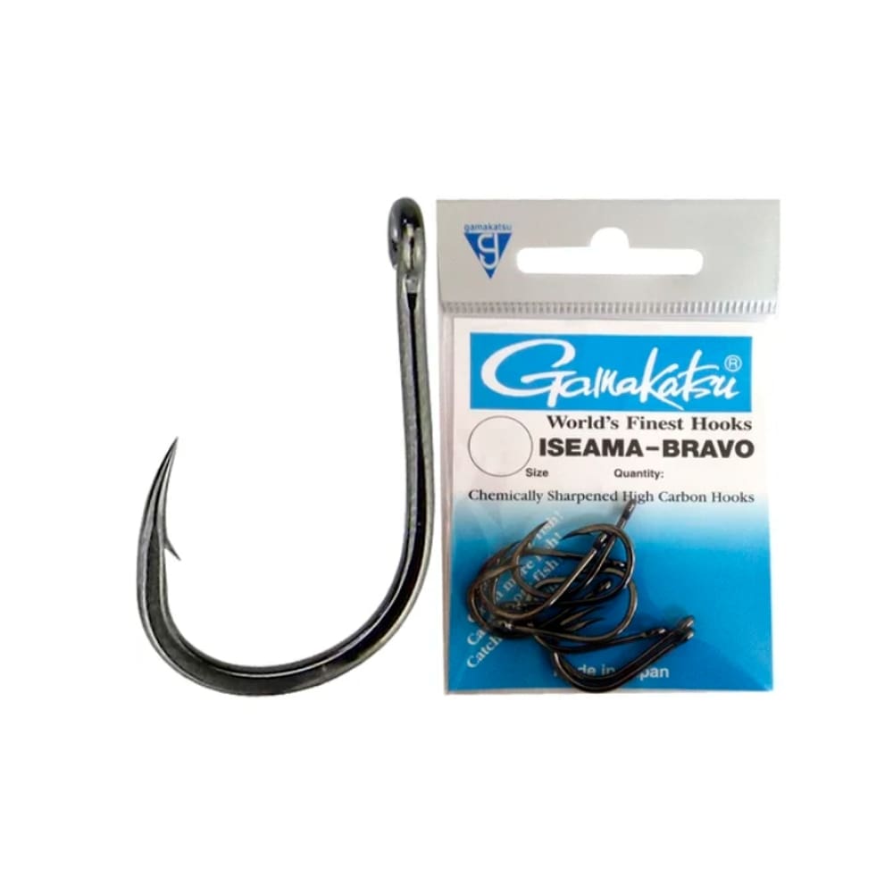 Kit Anzol Gamakatsu Iseama Bravo Black Resistente  nº 12 13 14 15 - 37 Unidades